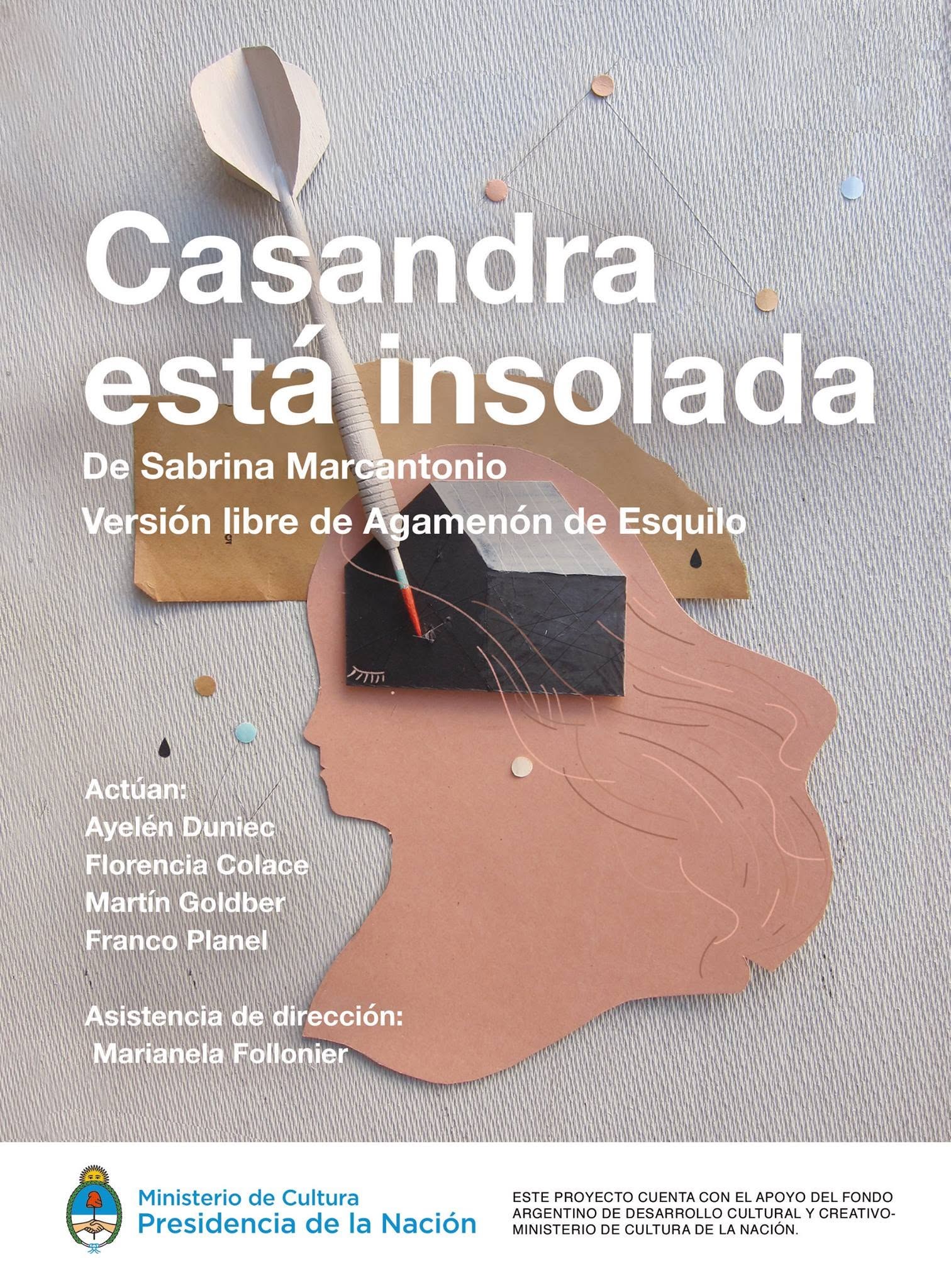 Casandra Está Insolada flyer